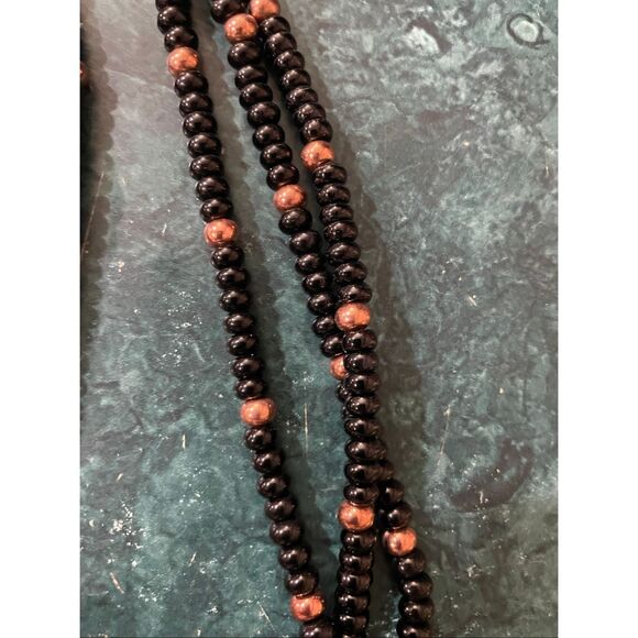 Jay King Black Onyx & Copper Cross Statement Necklace New in Box - Picture 9 of 9